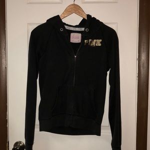 VS Pink zip up hoodie